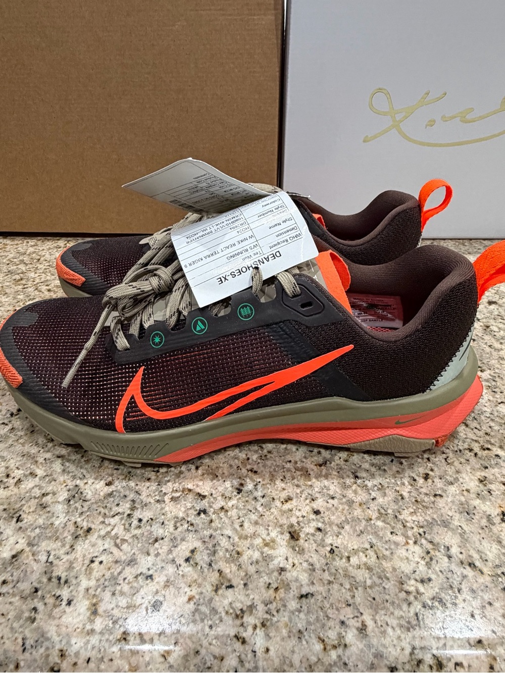 One of a Kind Nike React Terra Kiger Trail shoes. GGP prototype pair in size 6.5